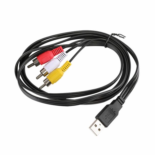 Usb 3rca cable - to, male